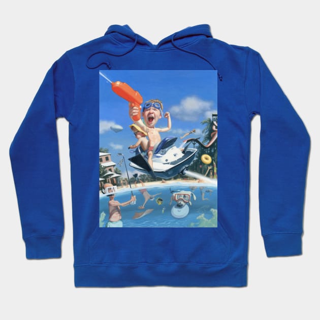 The Best Waterparks Hoodie by JamesBennettArt